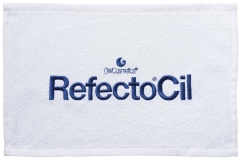 RefectoCil Augentuch 30x15cm weiß, 10er Btl. bestickt, 100% Baumwolle