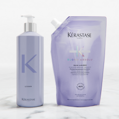 Krastase Blond Absolu Bain Lumire Refill-Flasche & Pouch 500ml